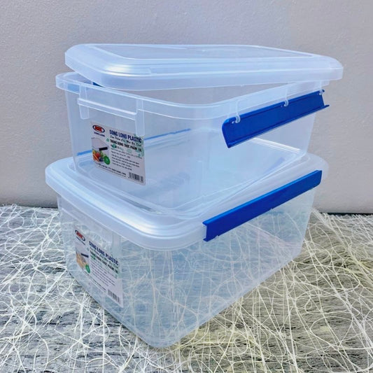 Topper Hermético Transparente con Cierre de Seguridad